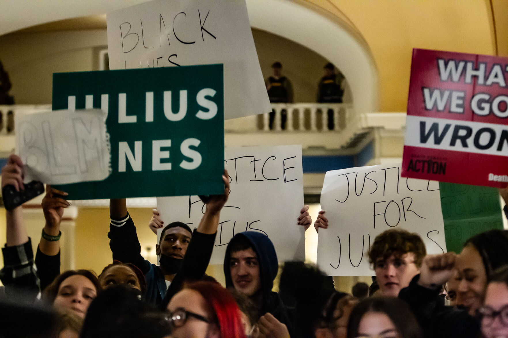 Julius Jones supporters